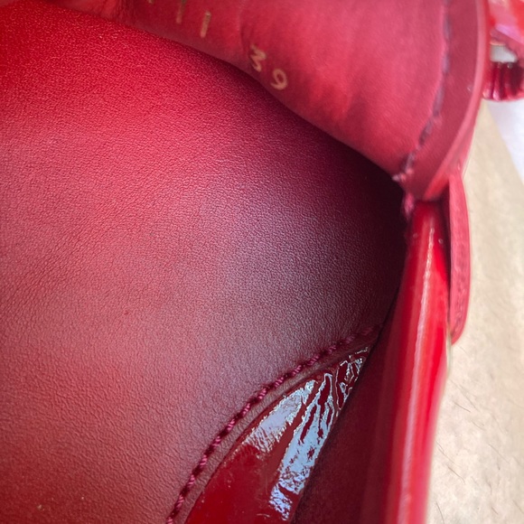 Red Patent Classic Driving Shoes - Brand New! - Picture 5 of 6